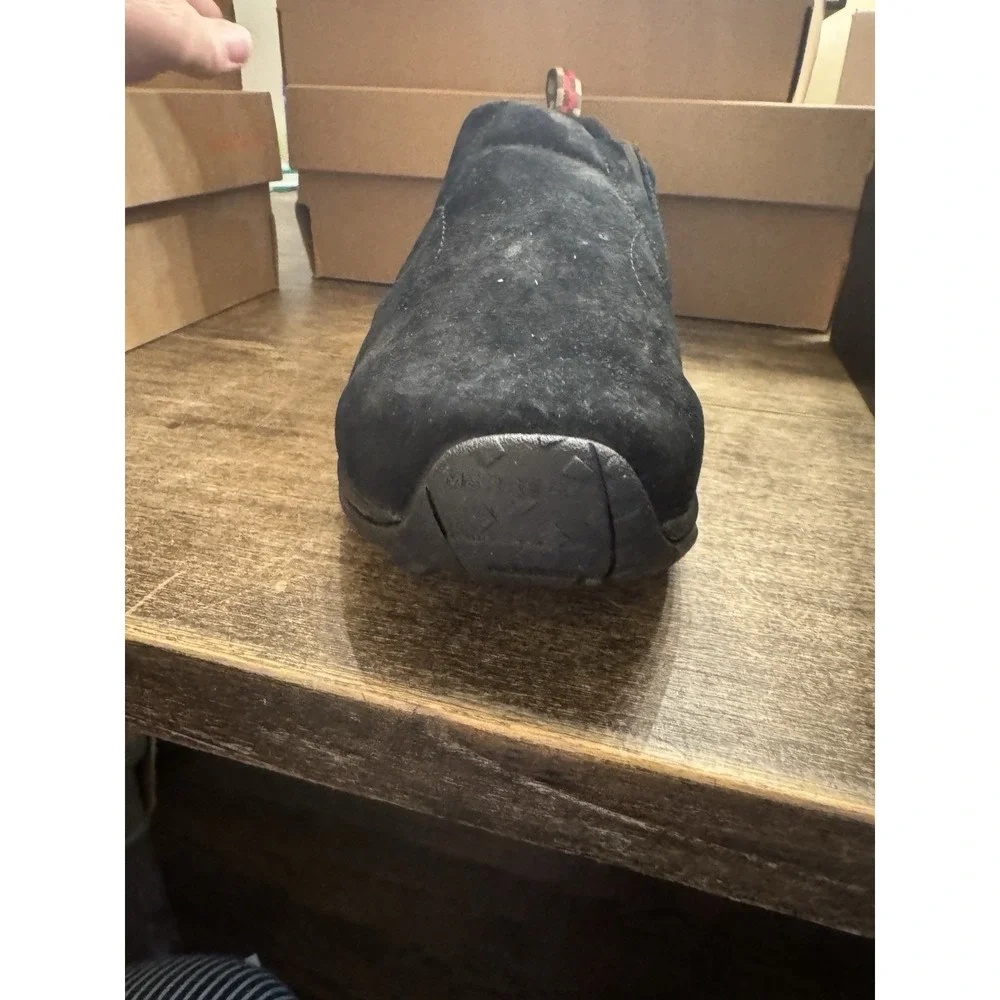 Merrell® Jungle Moc™ Slip-On Shoe in Midnight Black Size 11 Wide